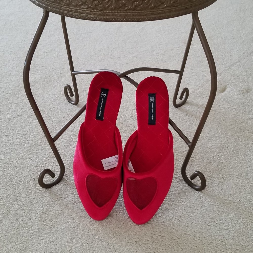 Slippers - Heart Slides- Inc Concepts